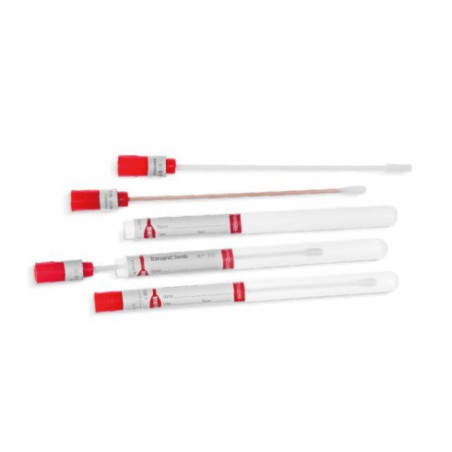 Ecouvillon stérile tige bois en tube pour PV (paquet/100pcs)
