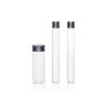 Tube de culture 18x145mm à fond rond, bouchon en aluminium (125pcs)
