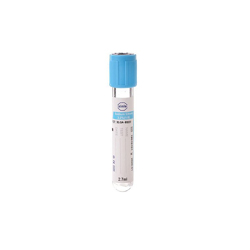 Tube S/V Citrate (TP) 4.5ml en verre (portoir/100pcs)