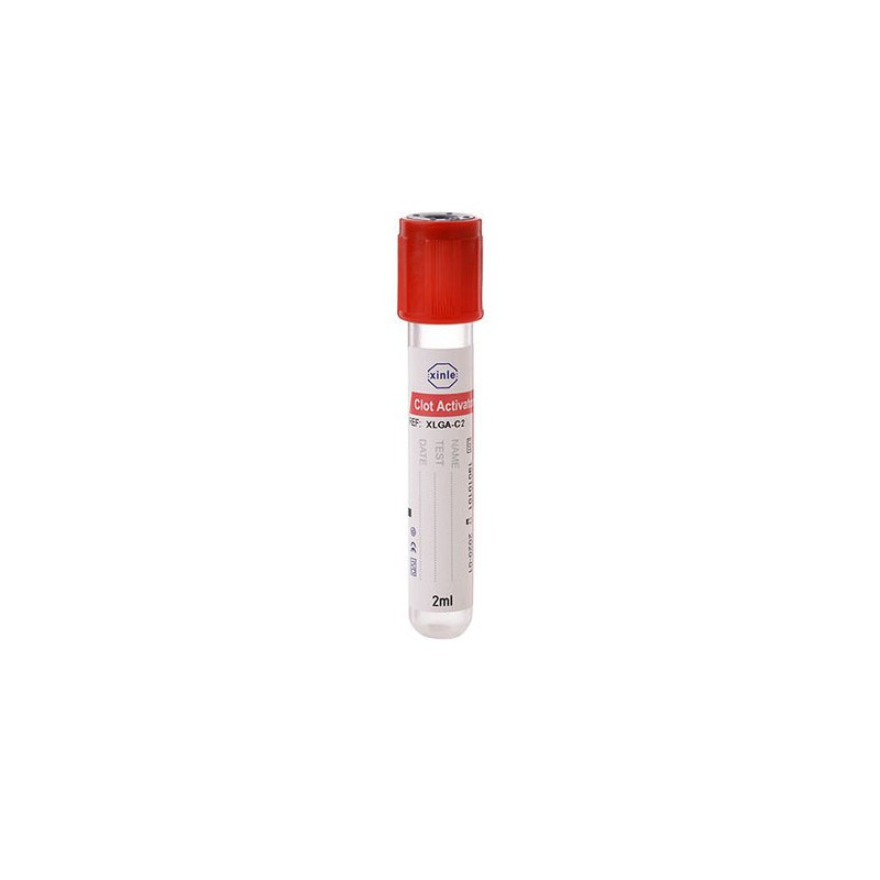 Tube S/V sec 5ml en verre (portoir/100pcs)