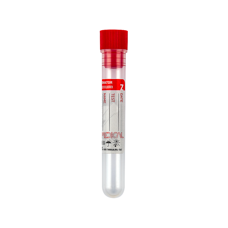 Tube sec (sérum)+activator 5ml normal B. rouge FL (carton/1000pcs)
