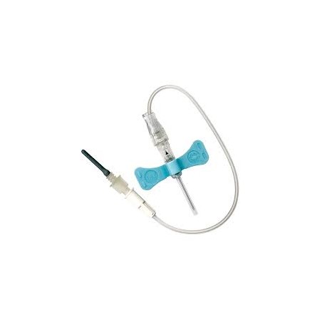 Aiguille épicranienne S/V 23G 19cm Bleu KDL (paquet/50pcs)