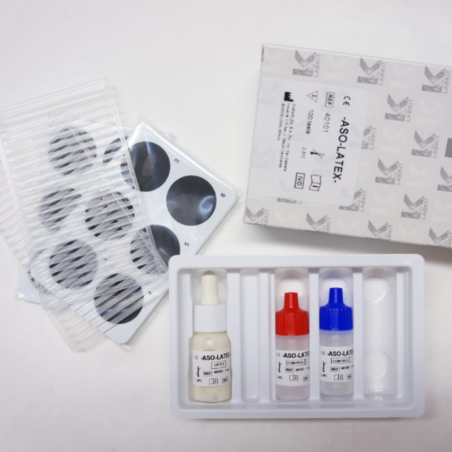 ASLO Slide / Antistreptolysines + contrôle (coffret/100tests)