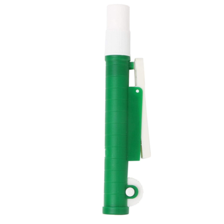 Aspire pipette à refoulement rapide "Vert" de 10ml (1pc)