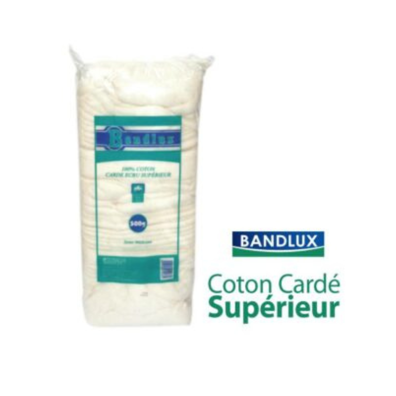 Coton cardé écru marron (sachet/500g)