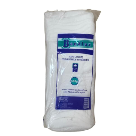 Coton hydrophile en accordéon (sachet/500g)