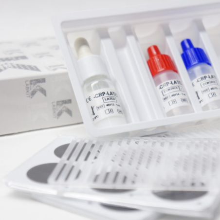 CRP latex Slide / C-Reactive Protein + contrôle (coffret/100tests)