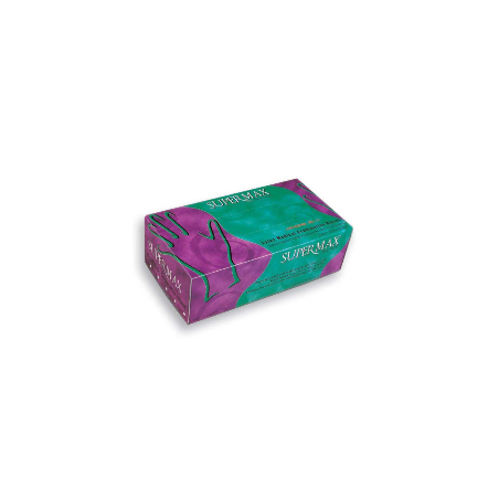Gant d'examen Latex Small SUPERMAX (pqt/100pcs)