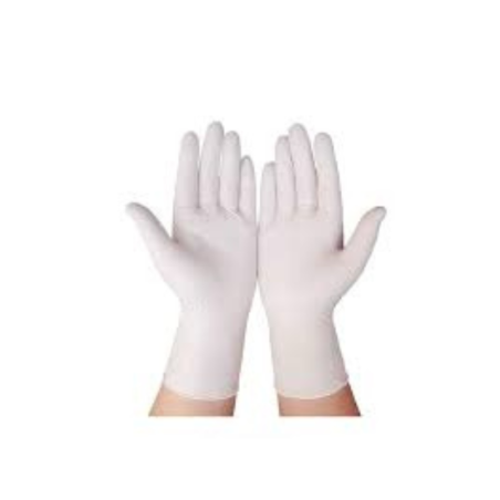 Gant d'examen Latex Meduim SUPERMAX (pqt/100pcs)