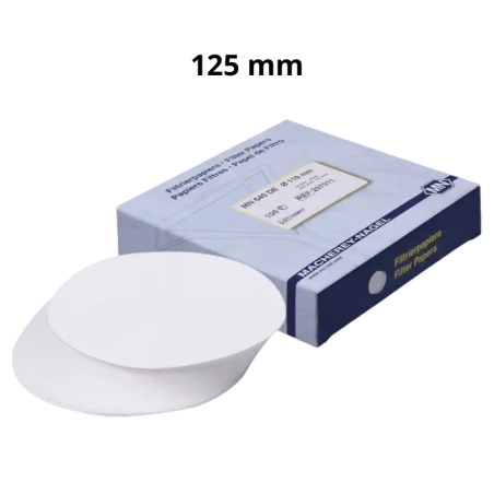 Papier filtre en disque rond Ø125mm (paquet/100pcs)