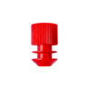 Bouchon en plastique souple pour tube 10ml Rouge (sachet/1000pcs)