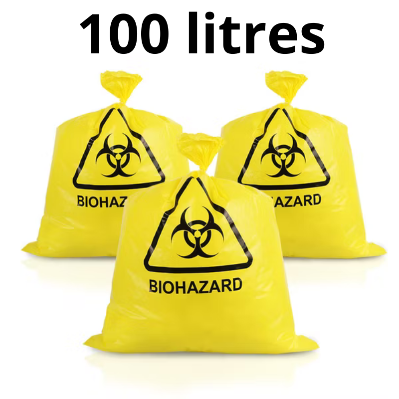 Sac pour déchets medicaux JAUNE DASRI 100 litres (sachet/200pcs)