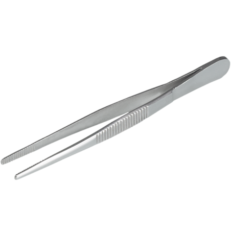 Pince en acier inox à extrémité arrondies 160mm (1pc)