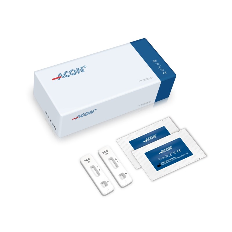 hCG "Urine/Serum" BANDELETTES ACON (paquet/50 Tests)