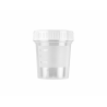 Pot propre 120ml Bouchon Blanc (carton/300pcs)