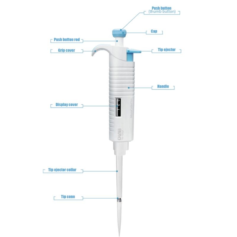 Micropipette à volume fixe 10µL (1pc)
