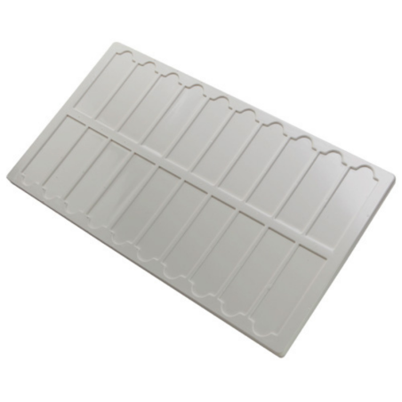 Plateau pour 20 lames ABS Slides Tray Blanc (1pc)