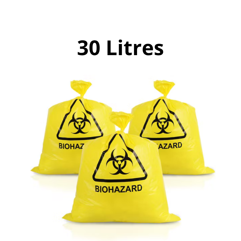 Sac pour déchets medicaux JAUNE DASRI 30 litres (crt/200pcs)